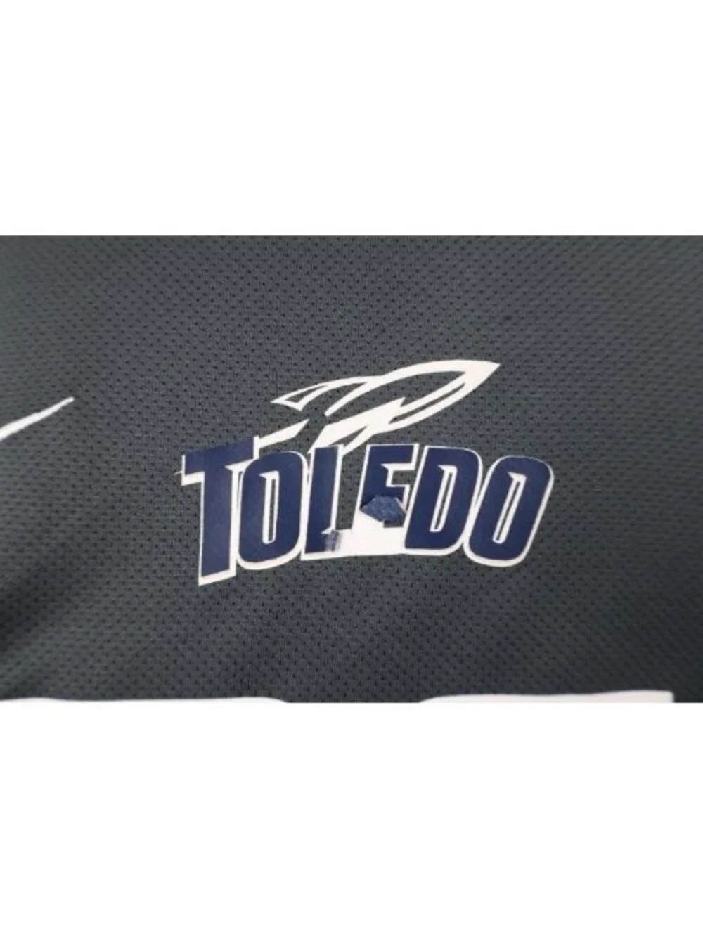 Nike Mens Small Game Worn University of Toledo Soccer Jersey Shirt Gray #26